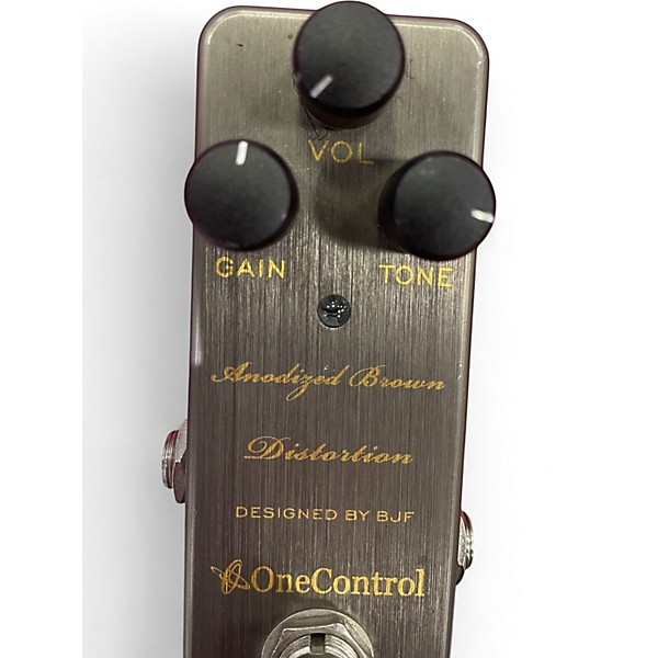 Used Onecontrol ANODIZED BROWN DISTORTION Pedal