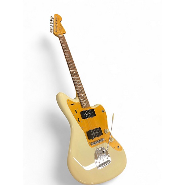 Used Squier J Mascis Jazzmaster Vintage White Solid Body Electric Guitar