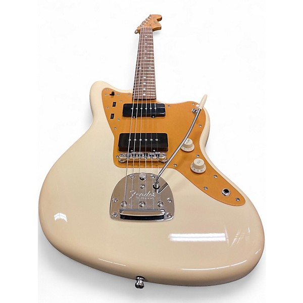 Used Squier J Mascis Jazzmaster Vintage White Solid Body Electric Guitar