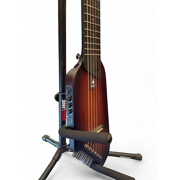 Used Donner hush-1 2 Tone Sunburst Solid Body Electric Guitar