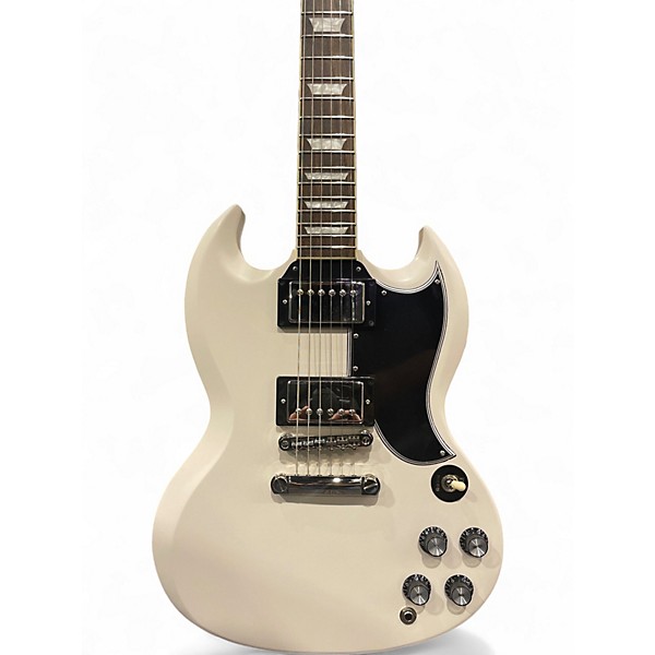 Used Epiphone Les Paul SG Standard White Solid Body Electric Guitar