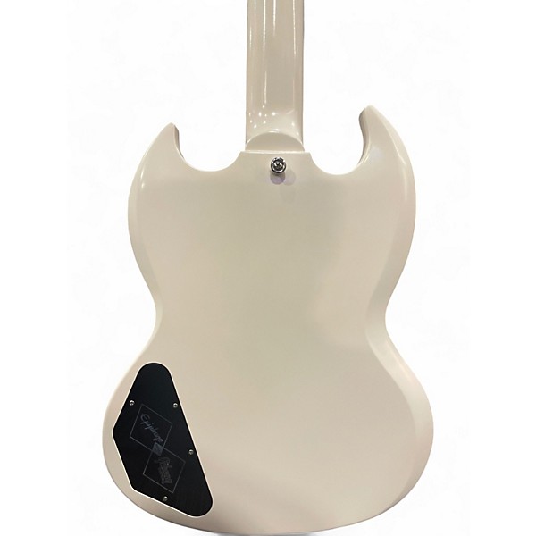 Used Epiphone Les Paul SG Standard White Solid Body Electric Guitar