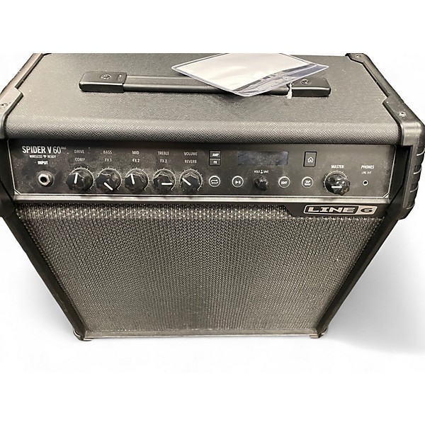 Used Line 6 Spider V 60 1x10 Guitar Combo Amp