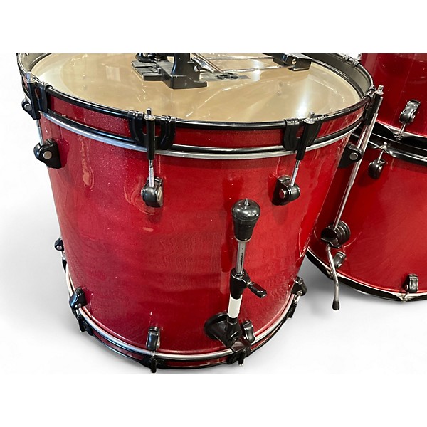Used ddrum 5 Piece Journeyman Player Metallic Red Drum Kit