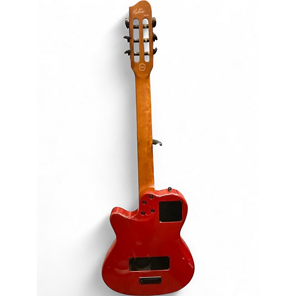 Used Godin Multiac mundial Aztec red Classical Acoustic Electric Guitar