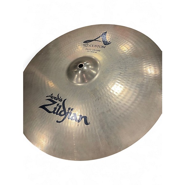 Used 2000s Zildjian 16in A Custom Crash Cymbal