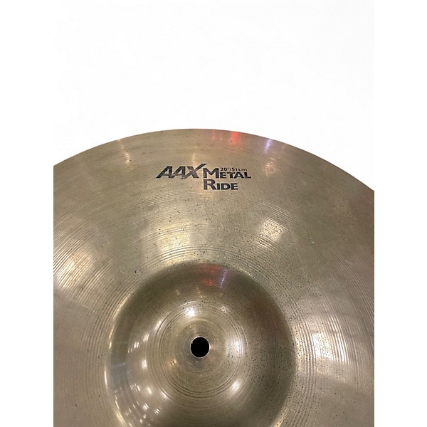 Used 2000s SABIAN 20in AAX METAL RIDE Cymbal
