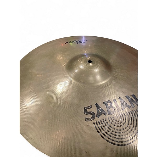 Used 2000s SABIAN 20in AAX METAL RIDE Cymbal