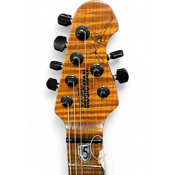 Used Ernie Ball Music Man JP15 John Petrucci Signature TRANS BLACK BURST Solid Body Electric Guitar