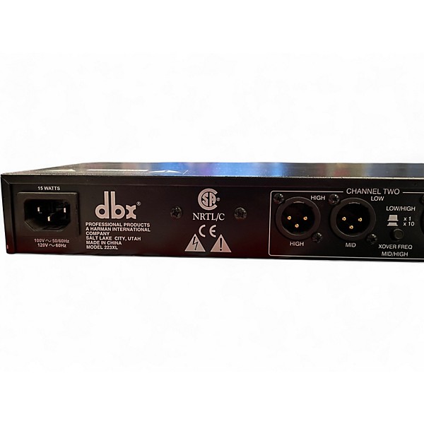 Used dbx 223XL Stereo 2-Way/Mono 3-Way Crossover