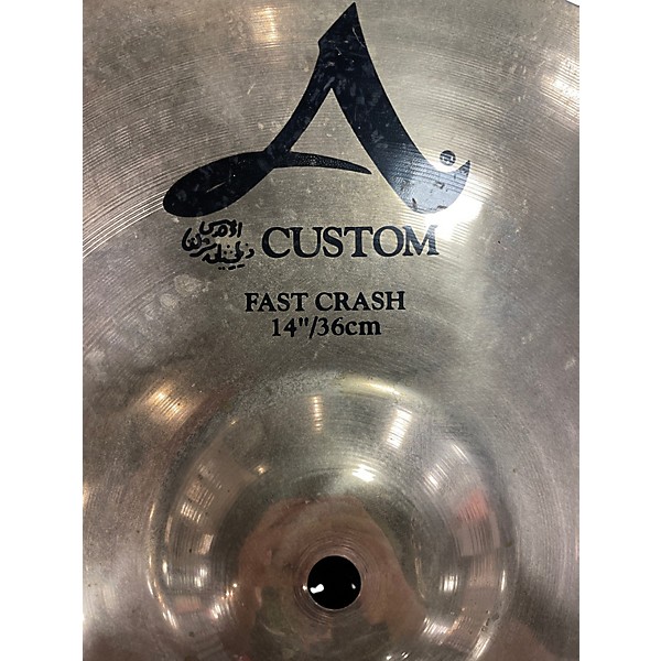 Used Zildjian 14in A Custom Crash Cymbal
