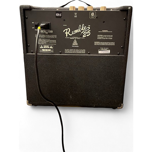 Used Fender Rumble 25 25W 1x10 Bass Combo Amp