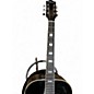 Used Silvertone 955 Dreadnought Black Acoustic Guitar
