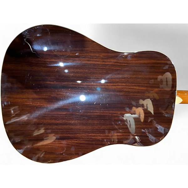 Used Silvertone 955 Dreadnought Black Acoustic Guitar