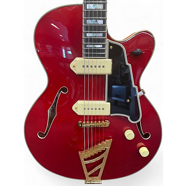 Used D'Angelico EXCEL 59 Red Hollow Body Electric Guitar