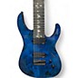 Used Legator N8SS Blue Burl Solid Body Electric Guitar