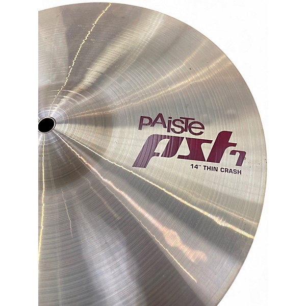 Used Paiste 14in PST7 Crash Cymbal