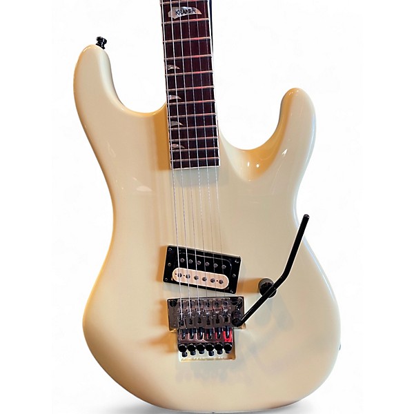 Vintage 1989 Kramer BERETTA I Antique White Solid Body Electric Guitar