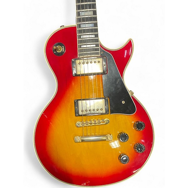 Vintage 1981 Gibson Les Paul Custom Cherry Sunburst Solid Body Electric Guitar