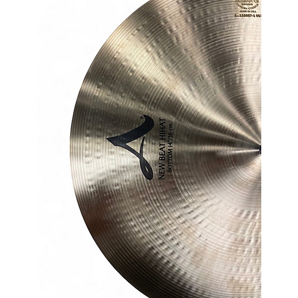 Used Zildjian 14in New Beat Hi Hat Pair Cymbal