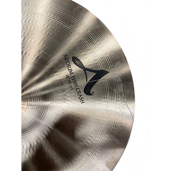 Used Zildjian 18in A Series Medium Thin Crash Cymbal