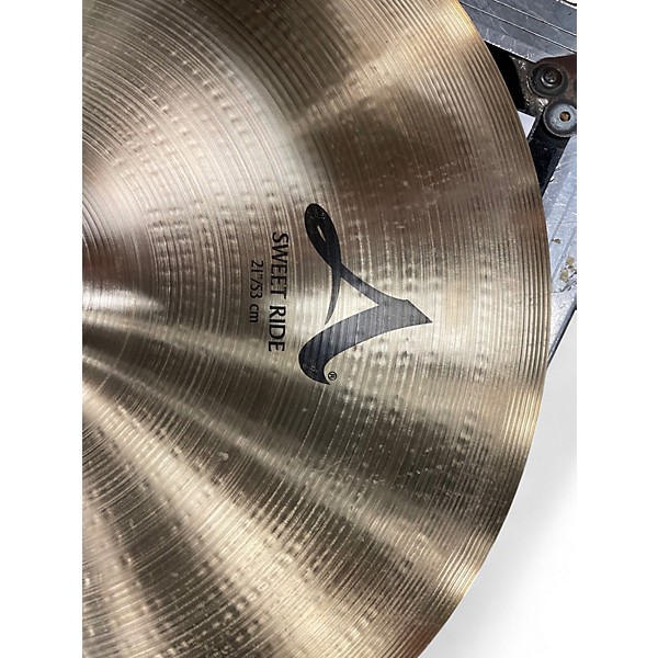 Used Zildjian 21in A Custom Sweet Ride Cymbal