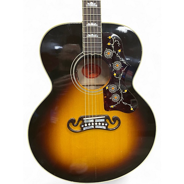 Used Gibson SJ200 Original 2 Color Sunburst Acoustic Electric Guitar