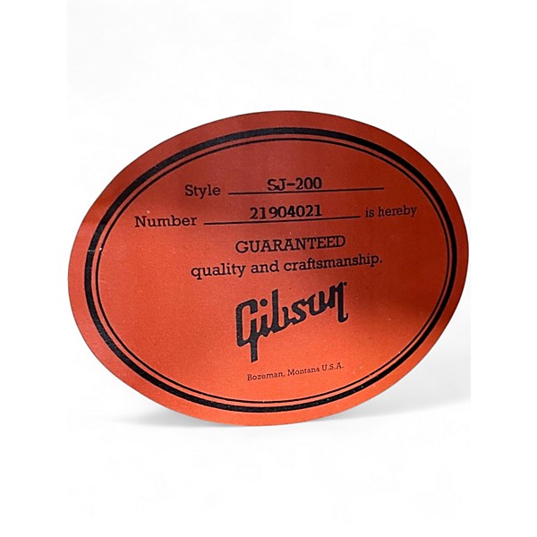 Used Gibson SJ200 Original 2 Color Sunburst Acoustic Electric Guitar