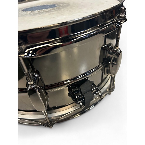 Used TAMA 6.5X14 Metalworks Snare Steel Black Drum