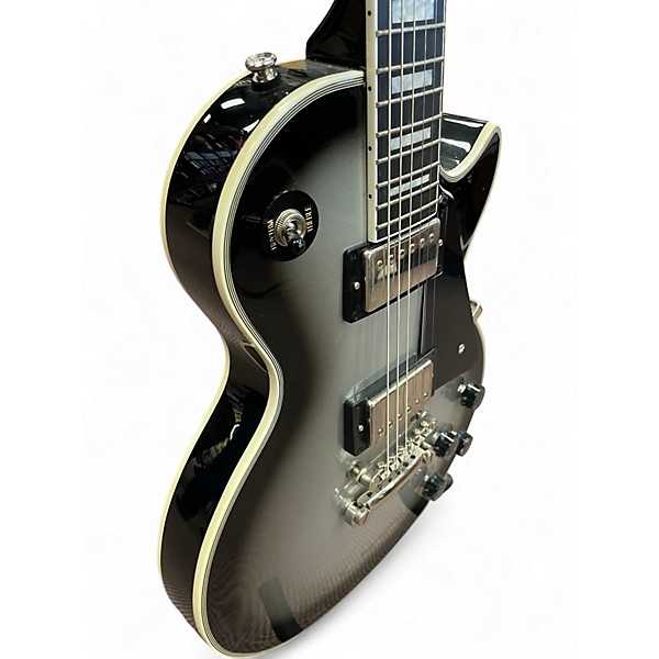Used Epiphone Les Paul Custom SILVER BURST Solid Body Electric Guitar
