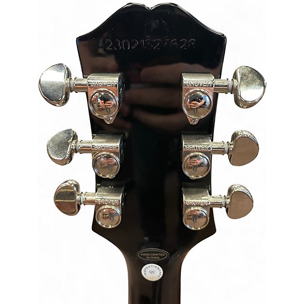 Used Epiphone Les Paul Custom SILVER BURST Solid Body Electric Guitar