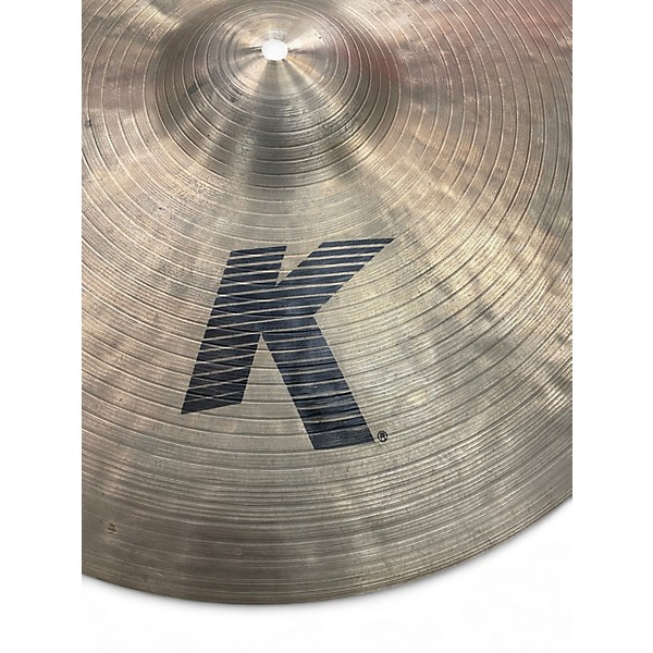 Used Zildjian 22in K Medium Dark Ride Cymbal