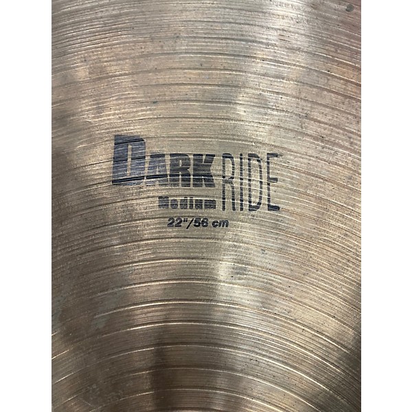 Used Zildjian 22in K Medium Dark Ride Cymbal