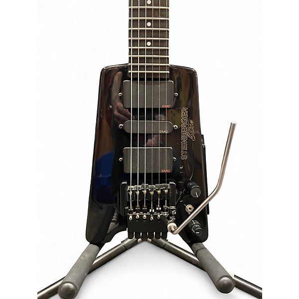 Vintage 1992 Steinberger GL7 ELITE Black Solid Body Electric Guitar