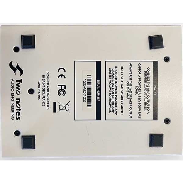 Used Two Notes AUDIO ENGINEERING TORPEDO CAPTOR X Power Attenuator