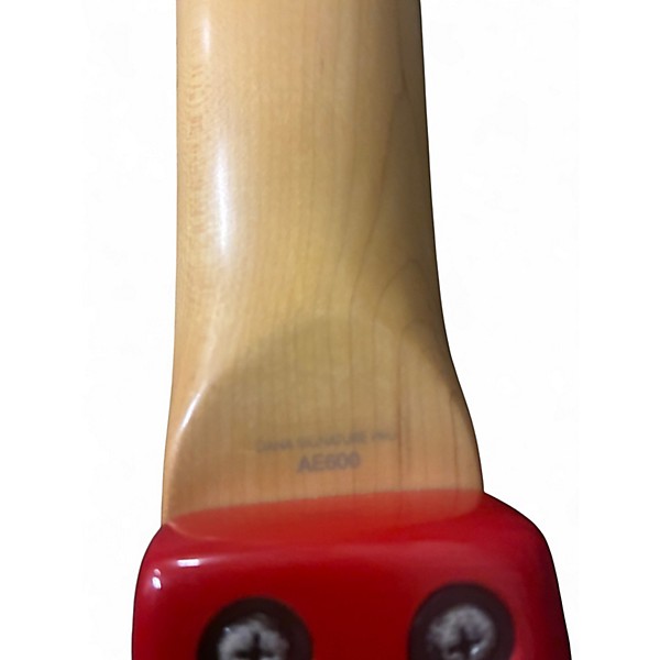 Used Alvarez Dana Candy Apple Red Solid Body Electric Guitar