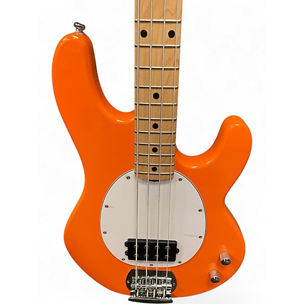 Used Sterling by Music Man Intro Series Stingray RAY2 Sunrise Orange Electric Bass Guitar