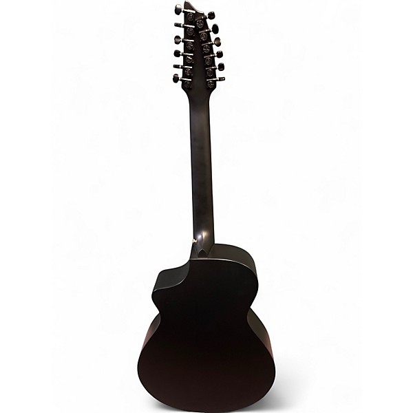 Used Breedlove Discovery S Concert Cutaway Satin Black 12 String Acoustic Electric Guitar