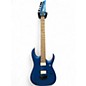 Used 2010s Ibanez RGDIR6M Laser Blue Matte Solid Body Electric Guitar thumbnail