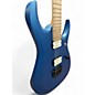 Used 2010s Ibanez RGDIR6M Laser Blue Matte Solid Body Electric Guitar