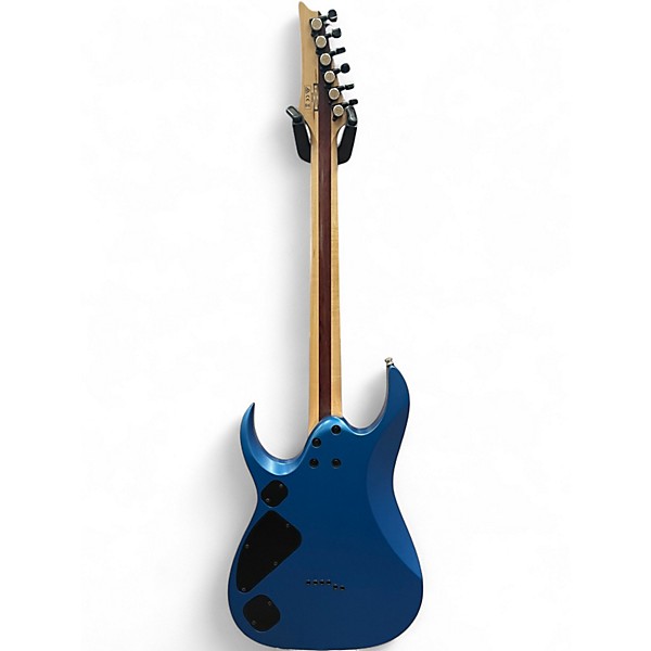 Used 2010s Ibanez RGDIR6M Laser Blue Matte Solid Body Electric Guitar