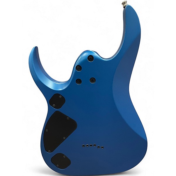 Used 2010s Ibanez RGDIR6M Laser Blue Matte Solid Body Electric Guitar