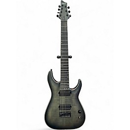 Used 2010s Schecter Guitar Research KM-7 Trans Black Burst Solid Body Electric Guitar
