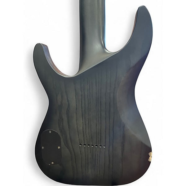 Used 2010s Schecter Guitar Research KM-7 Trans Black Burst Solid Body Electric Guitar