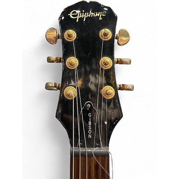Used 2005 Epiphone Les Paul 100 Bolt On Cherry Sunburst Solid Body Electric Guitar