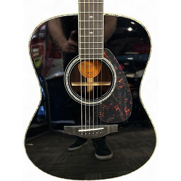 Used Yamaha LL16D BLACK Acoustic Guitar