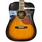 Used Epiphone Hummingbird Artist Tobacco Burst Acoustic Guitar