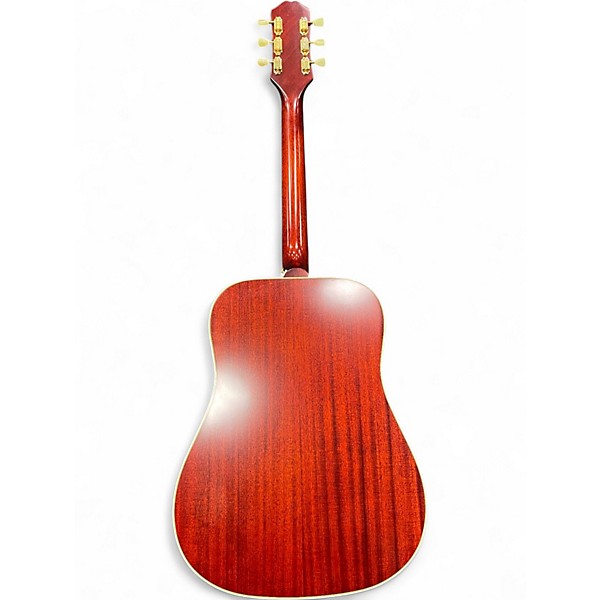 Used 2024 Epiphone INSPIRED BY GIBSON Hummingbird 2 Tone Sunburst Acoustic Electric Guitar