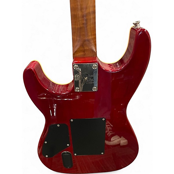 Used Michael Kelly Hybrid 60 Port Red Acoustic Electric Guitar