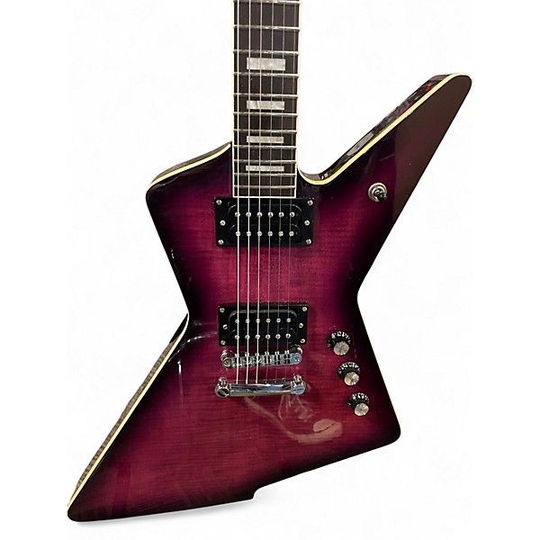 Used Westcreek Revenge Purple Solid Body Electric Guitar